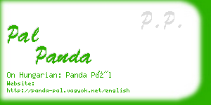 pal panda business card
